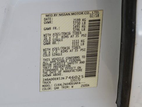 Used 2018 Nissan Frontier SV w/ Value Truck Package image 56