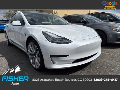 Used 2019 Tesla Model 3 Long Range AWD/4WD image 1