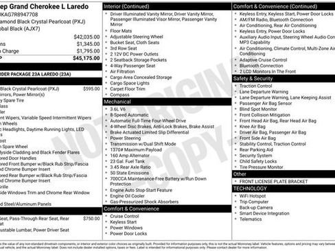 Used 2024 Jeep Grand Cherokee L Laredo AWD/4WD image 5