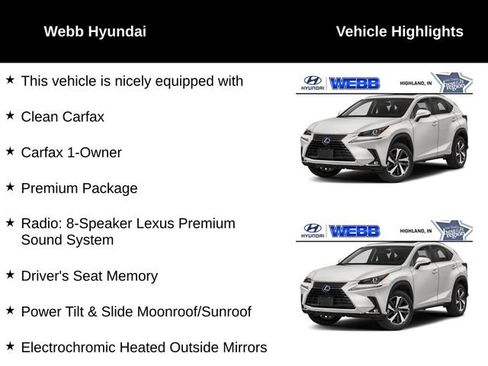 Used 2020 Lexus NX 300h AWD w/ Premium Package image 3