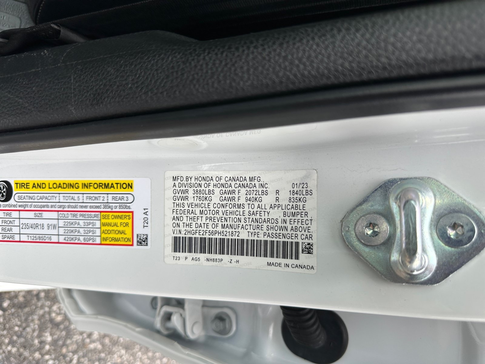 Used 2023 Honda Civic Sport image 17