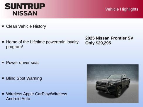 Used 2025 Nissan Frontier SV image 8