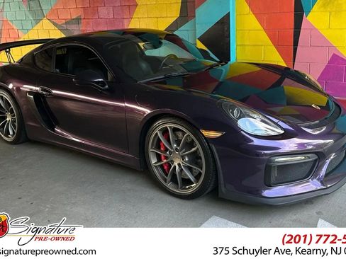 Used 2016 Porsche Cayman GT4 w/ Sport Chrono Package RWD image 1