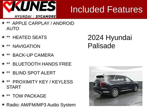 Used 2024 Hyundai Palisade SEL FWD image 2