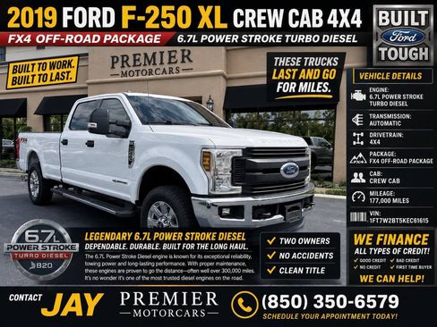 Used 2019 Ford F250 XL w/ Power Equipment Group AWD/4WD image 1