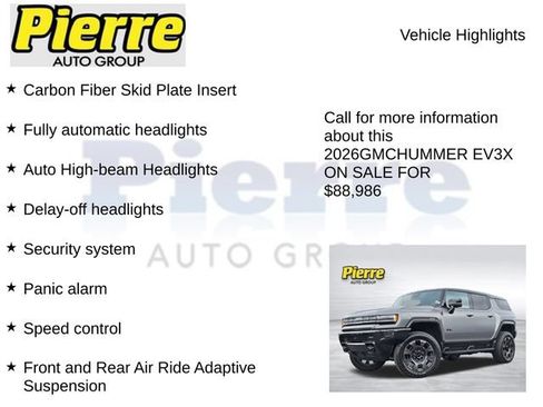 Used 2026 GMC Hummer EV 3X w/ Carbon Fiber Edition Package AWD/4WD image 22