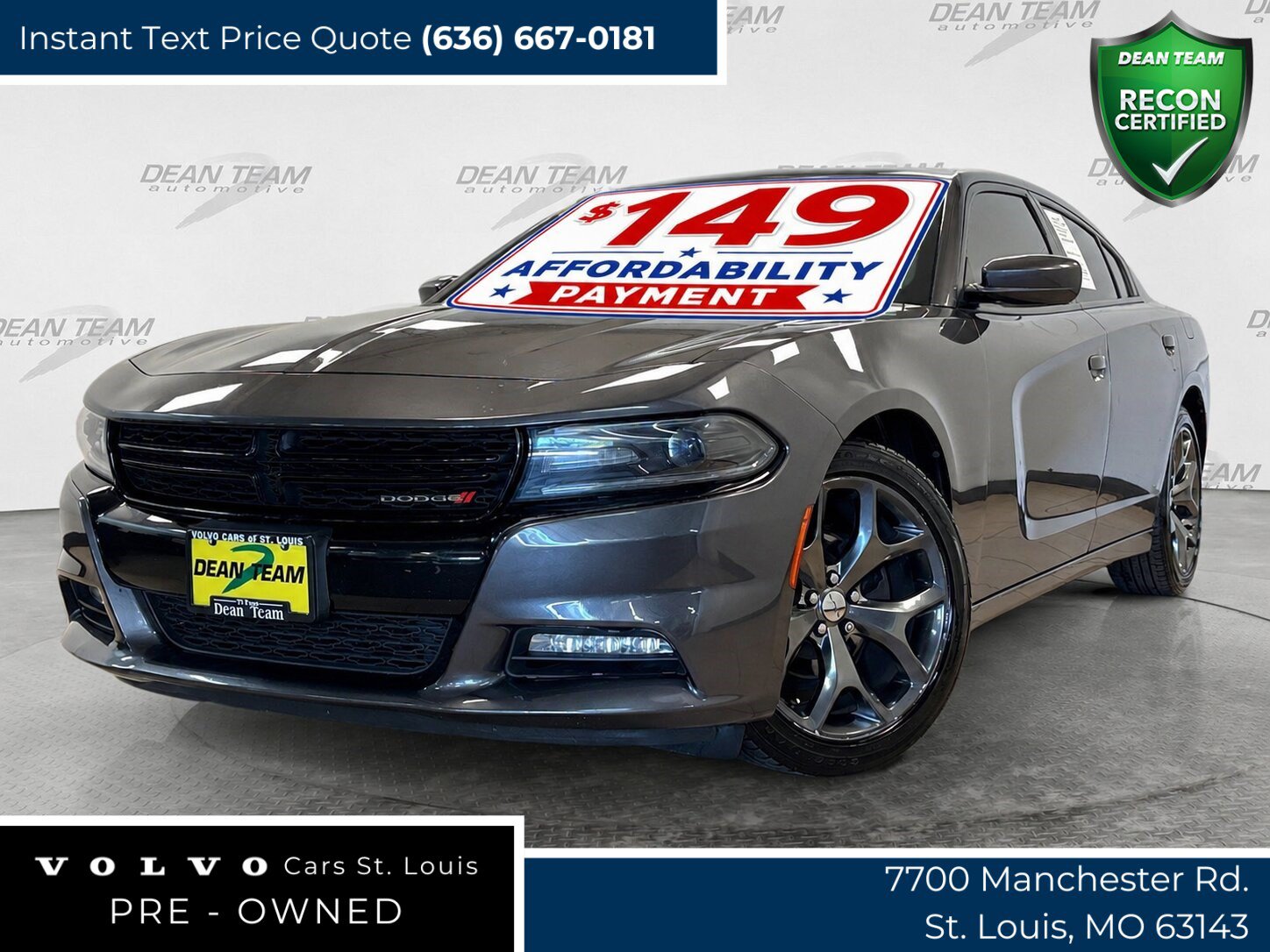Used 2015 Dodge Charger SXT RWD image 1