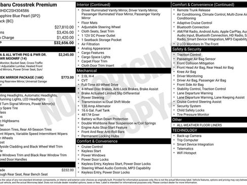 Certified 2025 Subaru Crosstrek 2.5i Premium AWD/4WD image 32