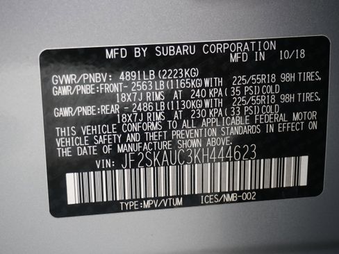 Used 2019 Subaru Forester Limited w/ Popular Package #3 image 37