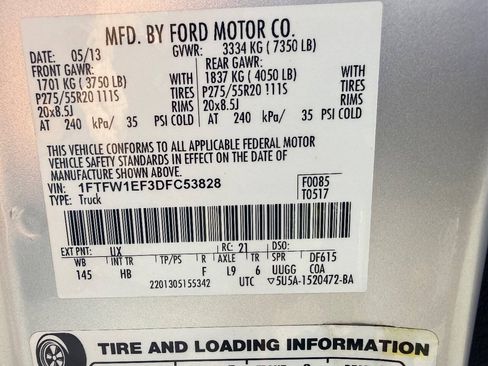 Used 2013 Ford F150 Lariat w/ Mid Equipment Group AWD/4WD image 40