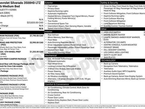 New 2026 Chevrolet Silverado 3500 LTZ w/ LTZ Premium Package image 76
