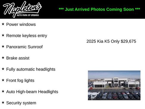 Certified 2025 Kia K5 GT-Line w/ GT-Line Premium Package FWD image 2
