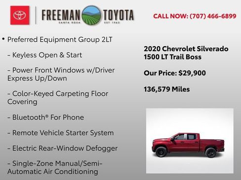 Used 2020 Chevrolet Silverado 1500 LT Trail Boss AWD/4WD image 9