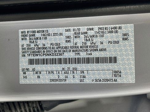 Used 2022 Ford F150 XLT w/ Equipment Group 302A High RWD image 30
