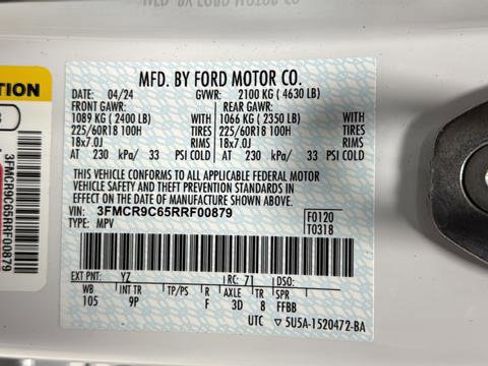Used 2024 Ford Bronco Sport Outer Banks w/ Tech Package AWD/4WD image 34