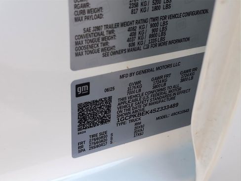 Used 2025 Chevrolet Silverado 1500 Custom w/ Turbomax Blackout Package image 10