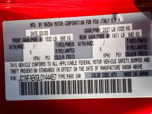 Used 2020 FIAT 124 Spider Abarth w/ Convenience Group image 85