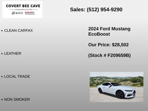 Used 2024 Ford Mustang Coupe RWD image 6