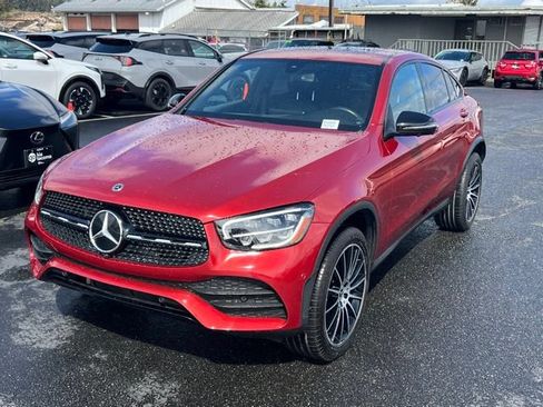 Used 2021 Mercedes-Benz GLC 300 4MATIC Coupe w/ AMG Line image 3