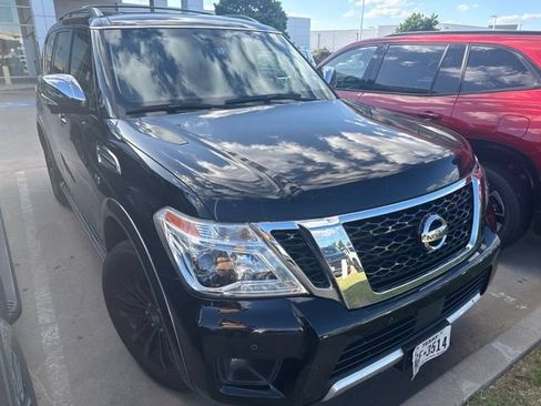 Used 2017 Nissan Armada Platinum w/ Captain Seat Package AWD/4WD image 2