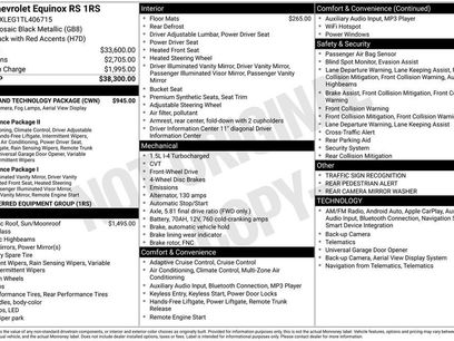 New 2026 Chevrolet Equinox RS w/ Safety and Technology Package