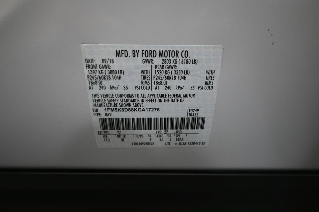 Used 2019 Ford Explorer XLT AWD/4WD image 42