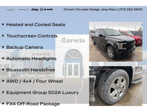 Used 2018 Ford F150 Lariat w/ Equipment Group 502A Luxury image 8