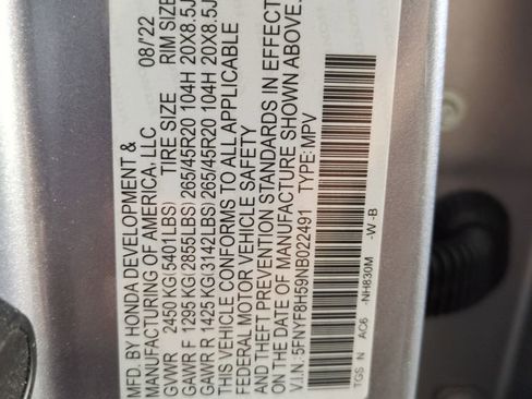 Certified 2022 Honda Passport EX-L image 33