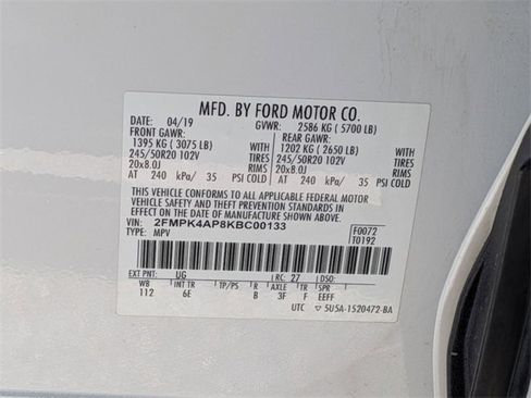 Used 2019 Ford Edge ST w/ Equipment Group 401A image 37