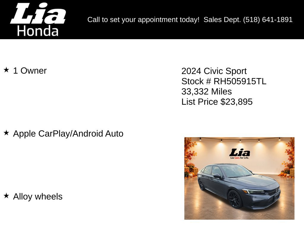 Used 2024 Honda Civic Sport image 6