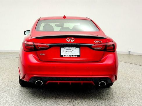 Used 2022 INFINITI Q50 Red Sport 400 w/ Carbon Fiber Package AWD/4WD image 6