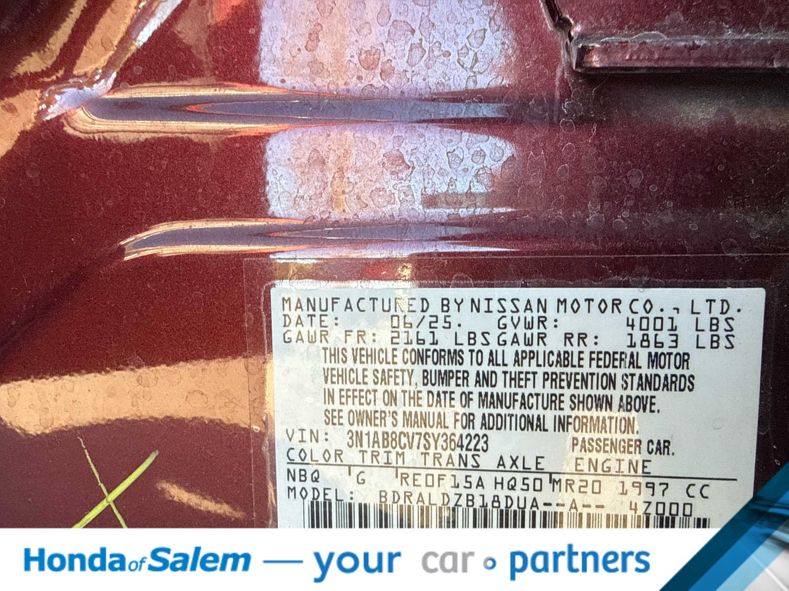 Used 2025 Nissan Sentra SV FWD image 21