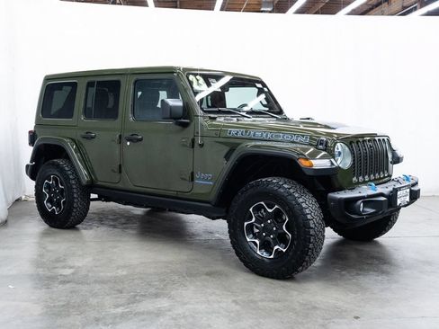 Used 2023 Jeep Wrangler Unlimited Rubicon 4xe w/ Steel Bumper Group AWD/4WD image 1