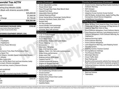 New 2026 Chevrolet Trax ACTIV w/ Driver Confidence Package image 2