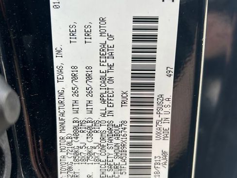 Used 2024 Toyota Tundra SR5 w/ SR5 Convenience Package AWD/4WD image 13