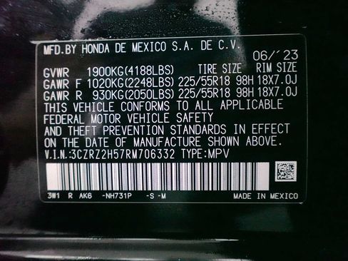 Certified 2024 Honda HR-V Sport image 29