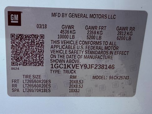 Used 2018 Chevrolet Silverado 2500 LT w/ LT Convenience Package image 51