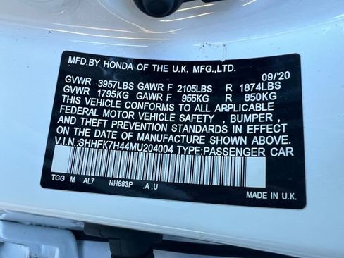 Used 2021 Honda Civic Sport image 34