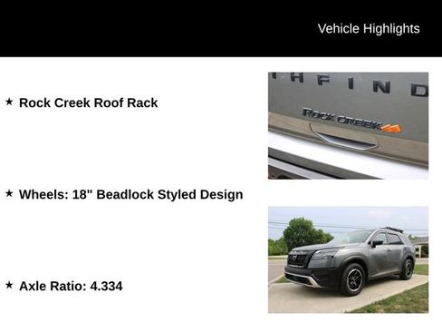 Used 2023 Nissan Pathfinder Rock Creek AWD/4WD image 4