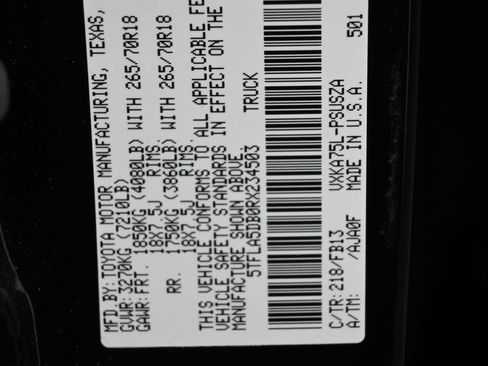 Used 2024 Toyota Tundra SR5 AWD/4WD image 16
