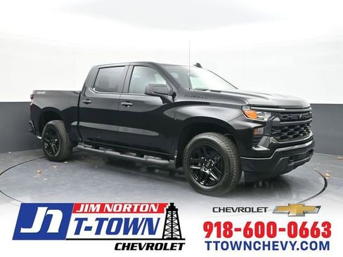 New 2026 Chevrolet Silverado 1500 Custom w/ LPO, Dark Essentials Package AWD/4WD image 1