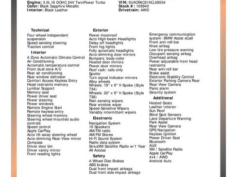 Used 2019 BMW X5 xDrive40i w/ Convenience Package image 34