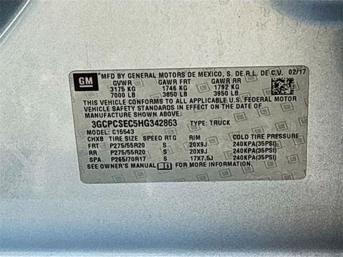 Used 2017 Chevrolet Silverado 1500 LTZ w/ Sport Package image 34