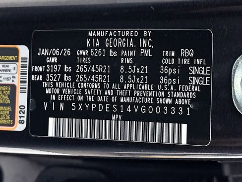 Used 2027 Kia Telluride SX X-Line AWD/4WD image 43