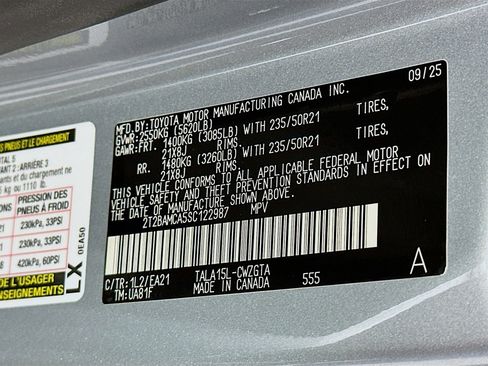 New 2025 Lexus RX 350 F Sport image 36