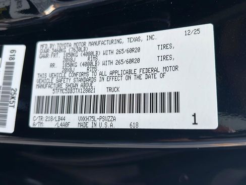 New 2026 Toyota Tundra 1794 Edition image 40