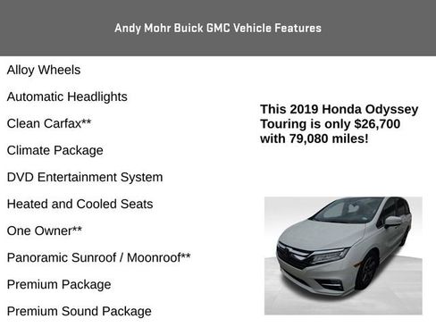 Used 2019 Honda Odyssey Touring image 8