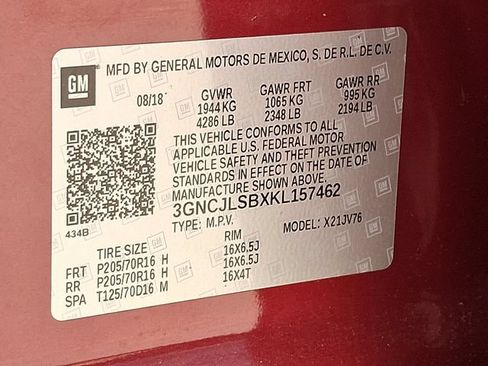 Certified 2019 Chevrolet Trax LT FWD image 26