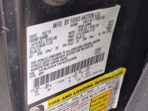 Used 2015 Ford Expedition Limited w/ Equipment Group 301A AWD/4WD image 37