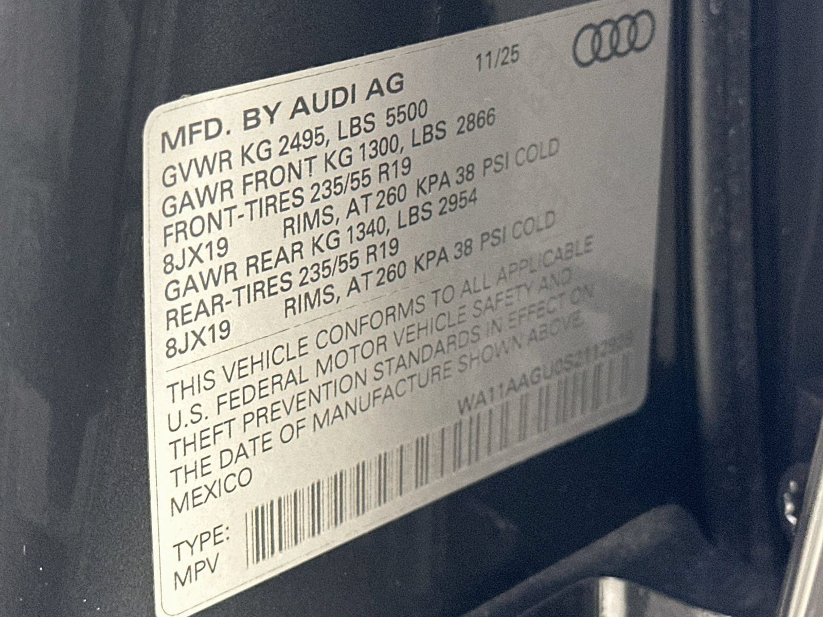 Used 2025 Audi Q5 Premium w/ Convenience Package AWD/4WD image 48